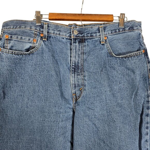 Levis 550 Blue Jeans Size 40X32 Men's Straight Leg Denim 2018 - Picture 5 of 7